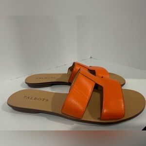 Talbots Bright Orange Women's Sandals
